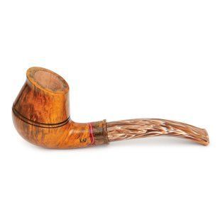 Трубка ручної роботи з дерева бріара KAFpipe №1260 briar1260 фото
