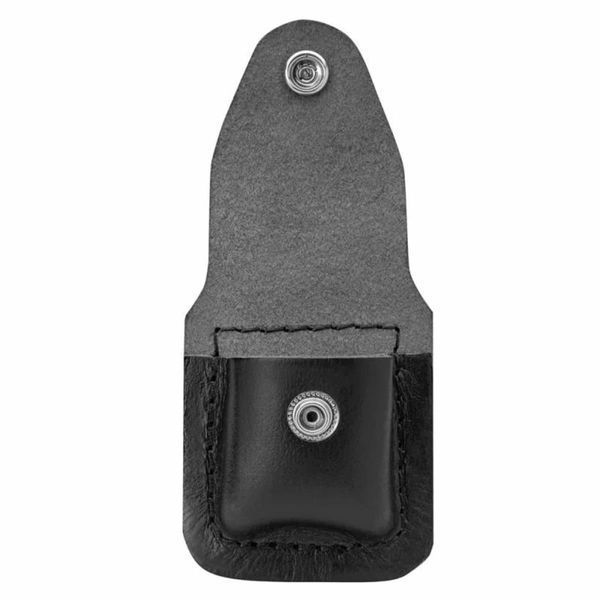 Чохол для запальнички ZIPPO, шкіряний, чорний ZIPPO чохол фото