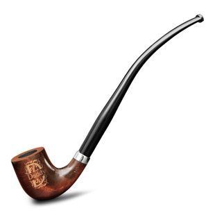 Довга курильна трубка Churchwarden з дерева з гравіюванням KAF233 GRAV фото