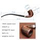 Довга курильна трубка Churchwarden з дерева з гравіюванням KAF233 GRAV фото 6