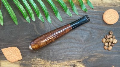 Трубка ручной работы Сигара из дерева бриара 157 мм Freehand KAFpipe №908 briar908 фото