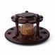 Підставка кругла з натурального ясеня на 9 люльок з банкою для тютюна KAF-pipe P_01 фото 1