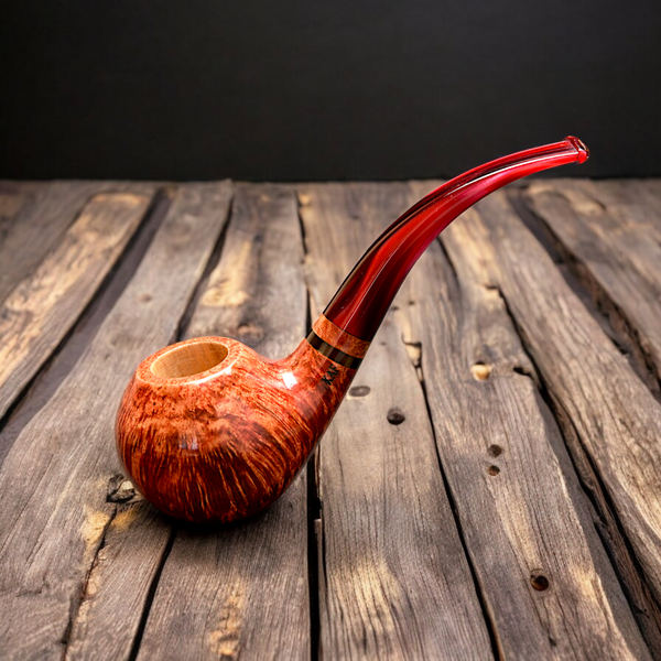 Люлька ручної роботи з дерева бріара KAFpipe №1035 briar1035 фото