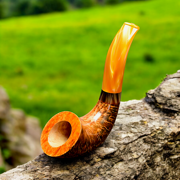 Люлька ручної роботи з дерева бріара KAFpipe №1037 briar1037 фото