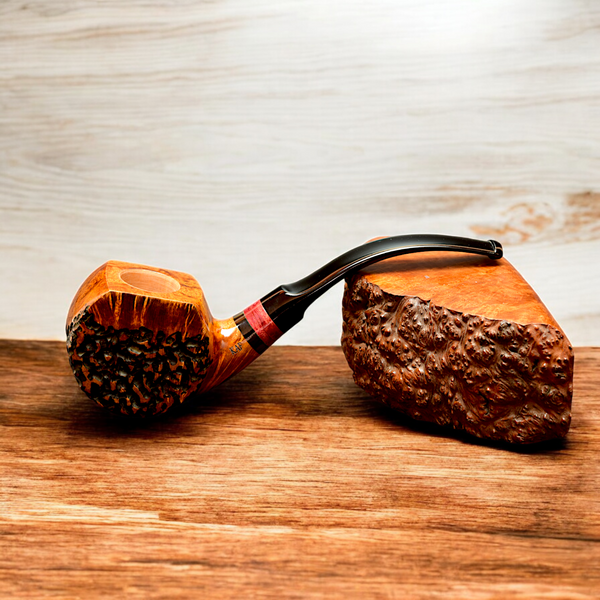 Люлька ручної роботи з дерева бріара KAFpipe №1038 briar1038 фото