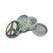 Гриндер подрібнювач для тютюну і трави металевий Peace Grinder Peace фото 1