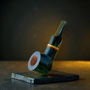 Трубка ручної роботи з дерева бріара KAFpipe №1185 briar1185 фото