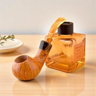 Трубка ручної роботи з дерева бріара KAFpipe №1195 briar1195 фото