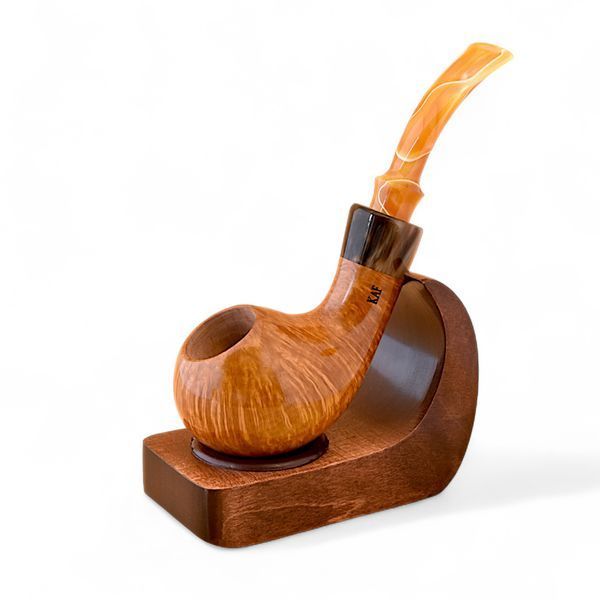 Трубка ручної роботи з дерева бріара KAFpipe №1195 briar1195 фото