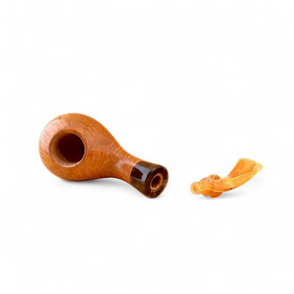 Трубка ручної роботи з дерева бріара KAFpipe №1195 briar1195 фото