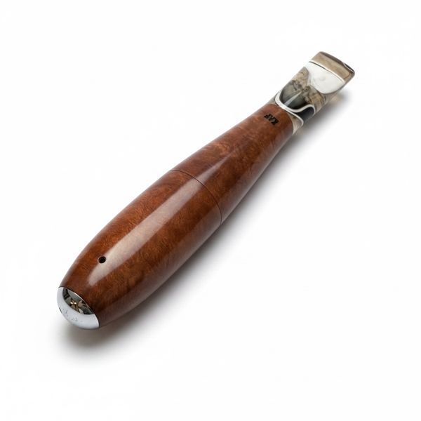 Люлька сигара для куріння тютюну з бріару під фільтр 9 мм briar1165 фото