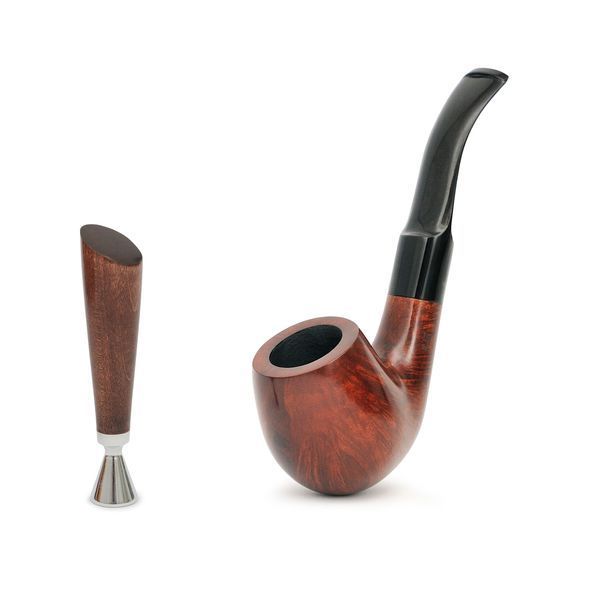 Трубка ШЕРЛОК под фильтр 9 мм из дерева бриар серийного производства KAFpipe briar226 фото