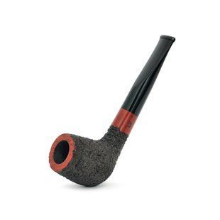 Трубка рустована пряма Billiard під фільтр 9 мм з дерева бріар  KAFpipe briar209RUST фото