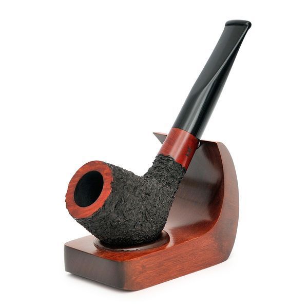 Трубка рустована пряма Billiard під фільтр 9 мм з дерева бріар  KAFpipe briar209RUST фото