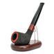 Трубка рустована пряма Billiard під фільтр 9 мм з дерева бріар  KAFpipe briar209RUST фото 11